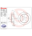 Disque de frein BREMBO 08.A635.11 LEXUS IS II