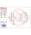 Disque de frein BREMBO 08.A114.21 KIA HYUNDAI Magentis XG Tucson Sportage Sonata V