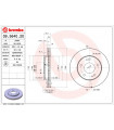 Disque de frein BREMBO 09.5640.20 MITSUBISHI Eclipse I Eclipse II