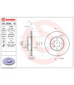 Disque de frein BREMBO 09.9350.10 SUZUKI Baleno Schragheck Baleno Baleno Kombi Liana Schragheck Liana