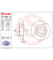 Disque de frein BREMBO 08.A336.11 TOYOTA Avensis Liftback Avensis Avensis Station Wagon Avensis Stufenheck