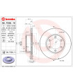 Disque de frein BREMBO 09.7226.11 TOYOTA Land Cruiser 90