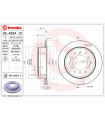 Disque de frein BREMBO 09.A334.11 TOYOTA Land Cruiser 90 Land Cruiser Prado Land Cruiser