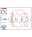 Disque de frein BREMBO 09.9997.10 KIA Cerato Stufenheck Cerato Cerato Schragheck