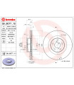 Disque de frein BREMBO 09.9077.11 SUBARU Legacy III Station Wagon Impreza Stufenheck Impreza Station Wagon Outback Le