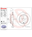 Disque de frein BREMBO 09.A198.11 SUBARU WRX Stufenheck Impreza Station Wagon Impreza Schragheck Impreza Stufenheck