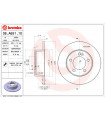 Disque de frein BREMBO 08.A651.10 OPEL Movano B Bus