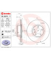 Disque de frein BREMBO 09.B570.11 BMW X3 X4