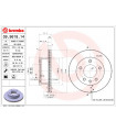 Disque de frein BREMBO 09.9618.14 MERCEDES-BENZ Sprinter 4-T Bus Sprinter 2-T Bus Sprinter 3-T Bus