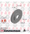 Disque de frein ZIMMERMANN 600.3250.52 VW SEAT SKODA UP Mii Citigo