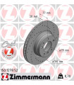 Disque de frein ZIMMERMANN 150.1279.52 BMW 7er