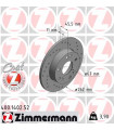 Disque de frein ZIMMERMANN 400.1402.52 MERCEDES-BENZ 190