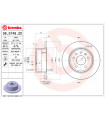 Disque de frein BREMBO 08.5748.20 OPEL Vectra A Calibra A