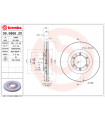 Disque de frein BREMBO 09.6866.20 OPEL ISUZU Frontera B Frontera A Sport Monterey A Frontera A Monterey B