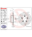 Disque de frein BREMBO 09.C879.11 PORSCHE Boxster Cayman