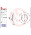 Disque de frein BREMBO 08.C653.11 MAZDA 3 3 Stufenheck