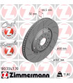 Disque de frein ZIMMERMANN 100.3347.70 AUDI A4 Avant