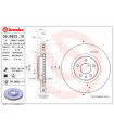 Disque de frein BREMBO 09.B822.11 AUDI Q5