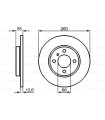 Disque de frein BOSCH 0 986 478 029 BMW 3er 3er Cabriolet 3er Touring