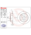 Disque de frein BREMBO 08.9913.11 LAND ROVER Freelander 2