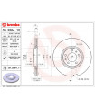 Disque de frein BREMBO 09.9264.11 CITROEN C6