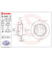 Disque de frein BREMBO 08.8305.11 SAAB 9-5 Kombi 9-5