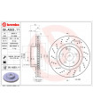 Disque de frein BREMBO 09.A353.11 MERCEDES-BENZ S-Klasse Coupe S-Klasse