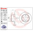 Disque de frein BREMBO 08.6853.81 BMW Z3 Roadster Z3 Coupe