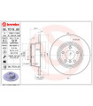 Disque de frein BREMBO 08.7019.81 BMW X5