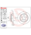 Disque de frein BREMBO 08.6917.11 BMW 5er