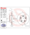 Disque de frein BREMBO 09.9482.11 PORSCHE Boxster