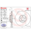 Disque de frein BREMBO 09.C416.13 BMW 7er 5er Gran Turismo 5er