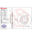 Disque de frein BREMBO 09.8952.11 BMW 3er 3er Touring 3er Cabriolet 3er Coupe Z4 Roadster Z4 Coupe