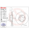 Disque de frein BREMBO 09.8961.21 BMW 5er 5er Touring