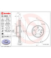 Disque de frein BREMBO 09.9923.11 BMW X5 X6