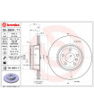 Disque de frein BREMBO 09.9924.11 BMW X5 X6