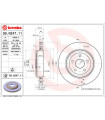 Disque de frein BREMBO 09.N247.11 JEEP Grand Cherokee IV