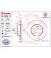 Disque de frein BREMBO 09.D525.13 MERCEDES-BENZ C-Klasse C-Klasse T-Model C-Klasse Coupe C-Klasse Cabriolet