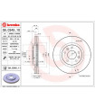 Disque de frein BREMBO 09.C545.11 NISSAN RENAULT Qashqai II X-Trail Kadjar Leaf