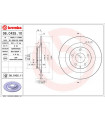 Disque de frein BREMBO 08.C425.11 MAZDA CX-5