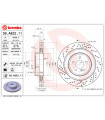 Disque de frein BREMBO 09.A822.11 MERCEDES-BENZ CLS E-Klasse T-Model E-Klasse CLS Shooting Brake C-Klasse Coupe