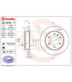 Disque de frein BREMBO 08.D046.11 MERCEDES-BENZ Sprinter 3 5-T Bus