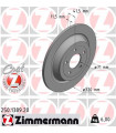 Disque de frein ZIMMERMANN 250.1389.20 FORD Mustang Coupe Mustang Convertible