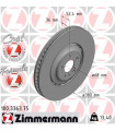 Disque de frein ZIMMERMANN 100.3363.75 AUDI Q5 A8