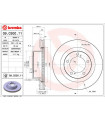 Disque de frein BREMBO 09.C500.11 TOYOTA Land Cruiser 200