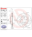 Disque de frein BREMBO 09.8952.1X BMW 3er 3er Touring 3er Cabriolet 3er Coupe Z4 Roadster Z4 Coupe