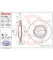 Disque de frein BREMBO 09.D062.11 JAGUAR XE