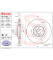 Disque de frein BREMBO 09.C492.11 LAND ROVER JAGUAR Discovery Sport Range Rover Evoque Range Rover Evoque Cabriolet E