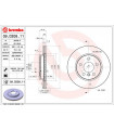 Disque de frein BREMBO 09.D208.11 BMW I3