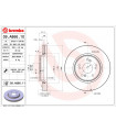 Disque de frein BREMBO 09.A866.11 HONDA CR-V III CR-V IV